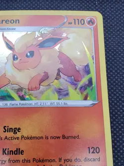 Flareon SWSH041 Holo, Sword & Shield Black Star Promo, Pokemon Card, LP - Image 3