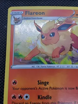 Flareon SWSH041 Holo, Sword & Shield Black Star Promo, Pokemon Card, LP - Image 4