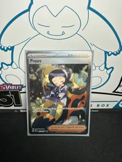 Pokemon Cards Poppy 227/197 Obsidian Flames SIR Full Art Trainer - NM - Image 1