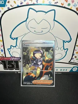 Pokemon Cards Poppy 227/197 Obsidian Flames SIR Full Art Trainer - NM - Image 2