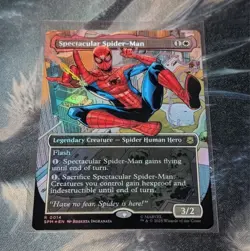 M.T.G. Marvel's Spider-Man Spectacular Spider-Man Borderless Foil M/NM - Image 1