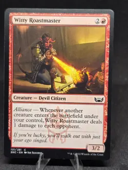 MTG Witty Roastmaster 131/281 Streets of New Capenna Common NM - Image 1