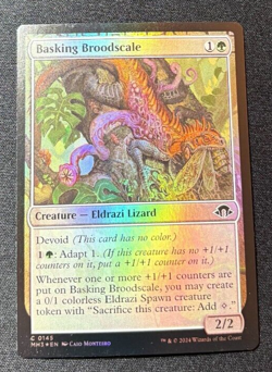 1x NM FOIL Basking Broodscale - 0145 C MH3 - MTG Magic Never Played x1 - Image 1