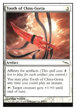 Tooth of Chiss-Goria Mirrodin MTG - NM+ Mythic Relics - Image 1