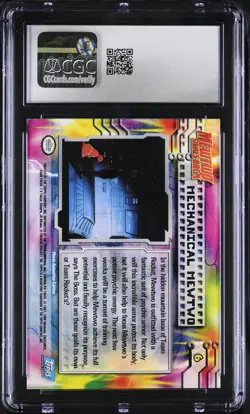 CGC 8 Mechanical Mewtwo 1999 Topps the First Movie 6 Silver Foil Pokemon Card - Image 2