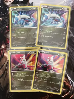 Pokemon Latios 10/20 & Latias 9/20 Dragon Vault Stamp Promo & Rare Holo - Image 1