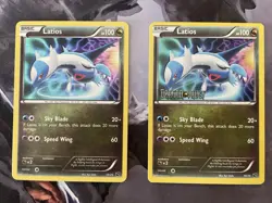 Pokemon Latios 10/20 & Latias 9/20 Dragon Vault Stamp Promo & Rare Holo - Image 2