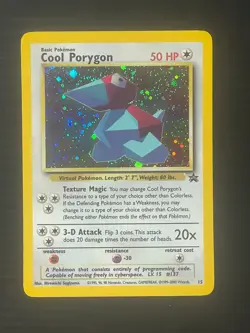 Pokemon TCG Cool Porygon Black Star Promo Holo Foil Near Mint NM - Image 1