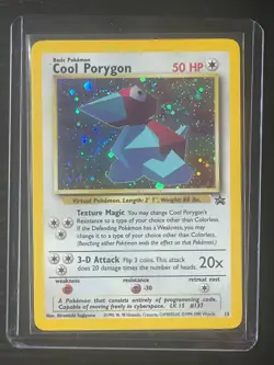 Pokemon TCG Cool Porygon Black Star Promo Holo Foil Near Mint NM - Image 4
