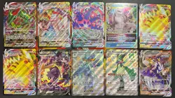 Lot of 10 JUMBO Pokemon Tcg Cards Rayquaza, Pikachu, Palkia Ect. - Image 1