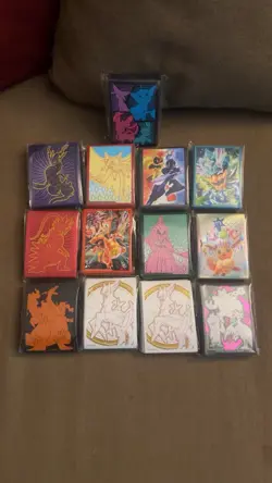 Lot Of 13 Pokemon TCG Sleeves Sealed New - Image 1
