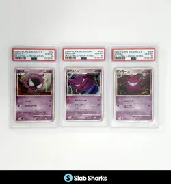 2009 POKEMON JAPANESE ARCEUS GASTLY HAUNTER GENGAR 1ST ED PSA 10 SEQUENTIAL SET - Image 1