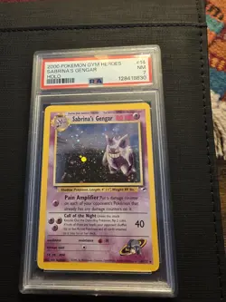 2000 POKEMON GYM HEROES SABRINA'S GENGAR Gem Mint 7 - Image 1