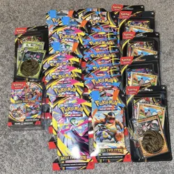 Pokemon TCG Mega Evolution Lot- Booster Bundle Booster Pack Blister Packs Sealed - Image 1