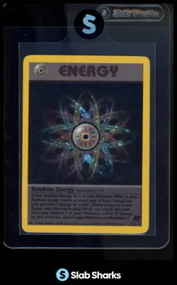 2000 POKEMON TEAM ROCKET #17/82 RAINBOW ENERGY HOLO - Image 1