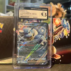 Blastoise Ex CGC 9.5 👌009/165 Scarlet & Violet 151 Holo Pokemon 2023 - Image 1