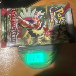 VERY HEAVY 22.9g Scarlet And Violet Base Pokemon TCG Booster Pack - Image 3