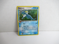 Pokemon TCG Vaporeon 6/17 w/ SWIRL Pop Series 3 2006 English Holo Rare LP/MN - Image 1