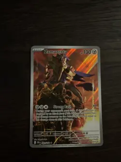 Pokemon Zamazenta 201/182 Sv10: Destined Rivals Full Art Illustration Rare NM - Image 1