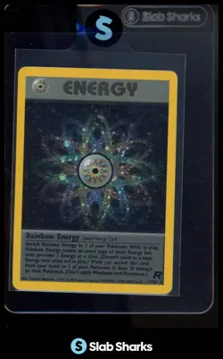 2000 POKEMON TEAM ROCKET #17/82 RAINBOW ENERGY HOLO - Image 1
