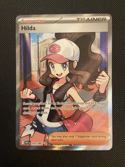 Pokemon TCG Hilda 164/086 Full Art Ultra Rare SV: White Flare NM/M - Image 1