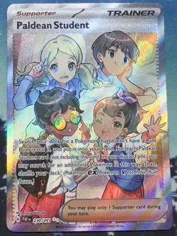 Pokemon TCG Paldean Student Scarlet & Violet: Paldean Fates 230/091 Holo... - Image 1