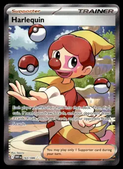 2025 Scarlet & Violet Series - White Flare Harlequin Ultra Rare #163 - Image 1