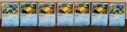 POKEMON LOT (5x) PSYDUCK 007 & GOLDUCK 008 (2x) BLISTER PROMO MEGA EVOLUTIONS - Image 1