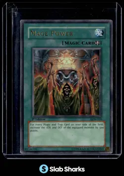 2003 YU-GI-OH! LABYRINTH OF NIGHTMARE 1ST EDITION #LON-050 MAGE POWER - Image 1