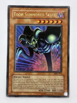 Yu-Gi-Oh! Toon Summoned Skull MRL-073 Holo Rare Unlimited Edition LP Magic Ruler - Image 1