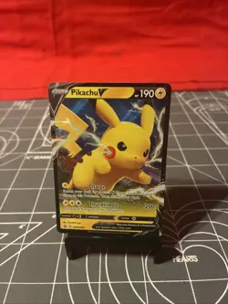2021 Pokemon Pikachu V SWSH061 Promo Card NM - Image 1