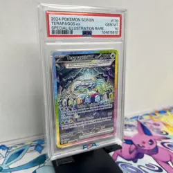 PSA 10 GEM MINT Terapagos Ex 170/142 Stellar Crown SIR Pokemon Card - Image 2