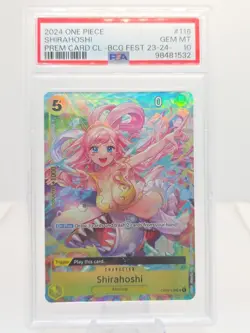 GEM MINT PSA 10 116 SHIRAHOSHI BANDAI CARD GAMES FEST 23-24 EDITION - Image 1