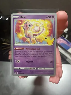 Pokemon TCG Celebrations Mew 011/025 Holo Rare Card 2021 - Image 1