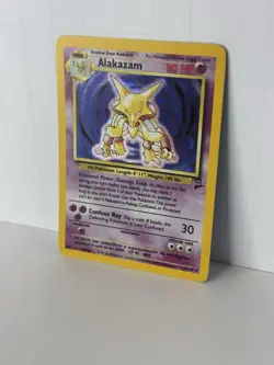 ALAKAZAM - 1/130 - Base Set 2 - Holo - Pokemon Card - EXC / NEAR MINT - Image 2