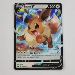 Pokemon Eevee V - Holo Ultra Rare - 108/159 - Crown Zenith NM+ Card 2023 - Image 1