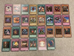 Yugioh 1st Edition Card Lot of 30 Played Condition Unlimited Yu-Gi-Oh! - Image 1
