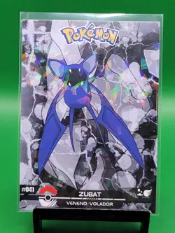 Zubat #41 - Cracked Ice Holo - Crystal Dark Black 2025 - Pokemon Card - Image 1