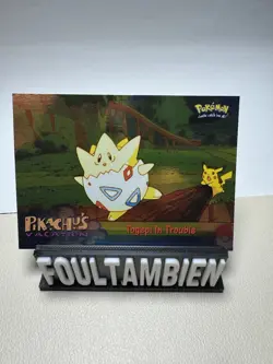 Topps Pokemon Pikachu’s Vacation Togepi In Trouble Foil Card - Image 1