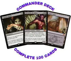 Ob Nixilis, the Fallen/Landfall/Novelty Commander/EDH Deck 100 Cards MTG - Image 1