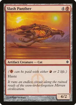 Slash Panther - New Phyrexia NPH - MTG - LP Magic - 96 C - Image 1