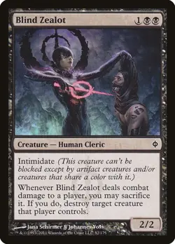 Blind Zealot - New Phyrexia NPH - MTG - LP Magic - 52 C - Image 1