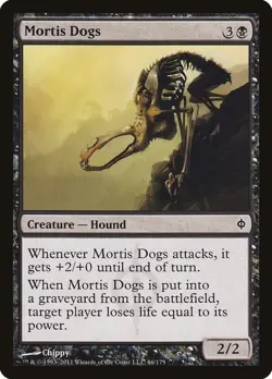 Mortis Dogs - New Phyrexia NPH - MTG - LP Magic - 66 C - Image 1