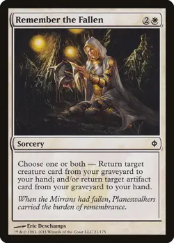 Remember the Fallen - New Phyrexia NPH - MTG - LP Magic - 21 C - Image 1