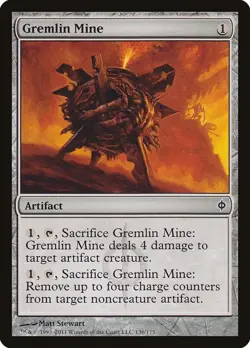 Gremlin Mine - New Phyrexia NPH - MTG - LP Magic - 136 C - Image 1