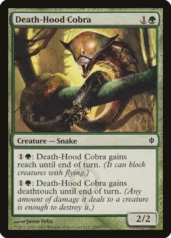 Death-Hood Cobra - New Phyrexia NPH - MTG - LP Magic - 108 C - Image 1