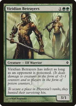 Viridian Betrayers - New Phyrexia NPH - MTG - LP Magic - 124 C - Image 1