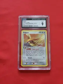 Pokemon: Pidgeot 10/112 Holo Rare EX Red & Leaf Green 2004 Vintage - CGC 9 - E74 - Image 1
