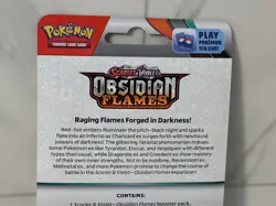 SEALED Pokemon Obsidian Flames Pawmi Promo Checklane Blister Booster Pack Coin - Image 3