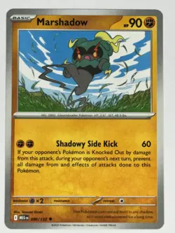 Marshadow - Uncommon ME01: Mega Evolution 080/132 NM Normal Pokemon - Image 1